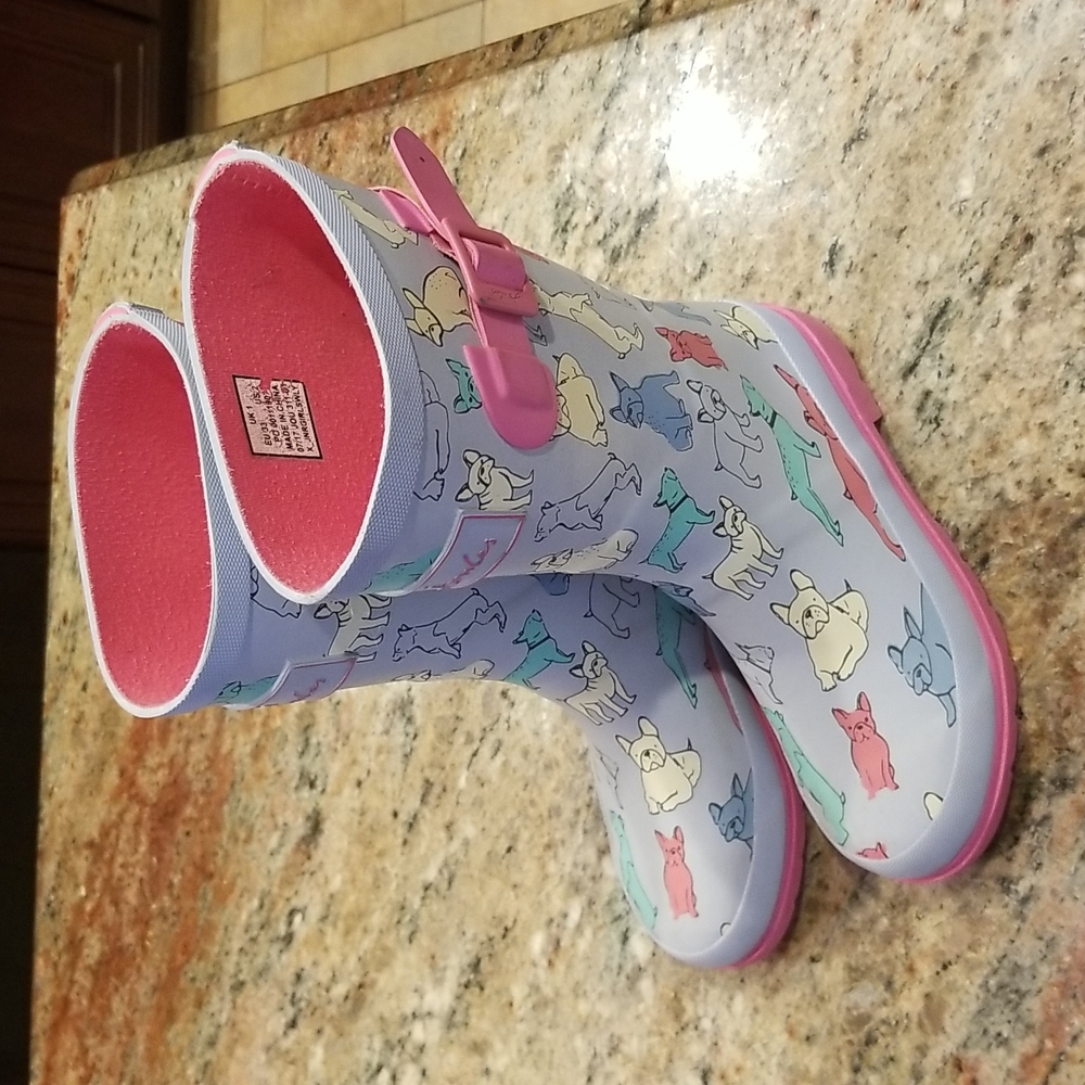 French Bulldog Rainboots
